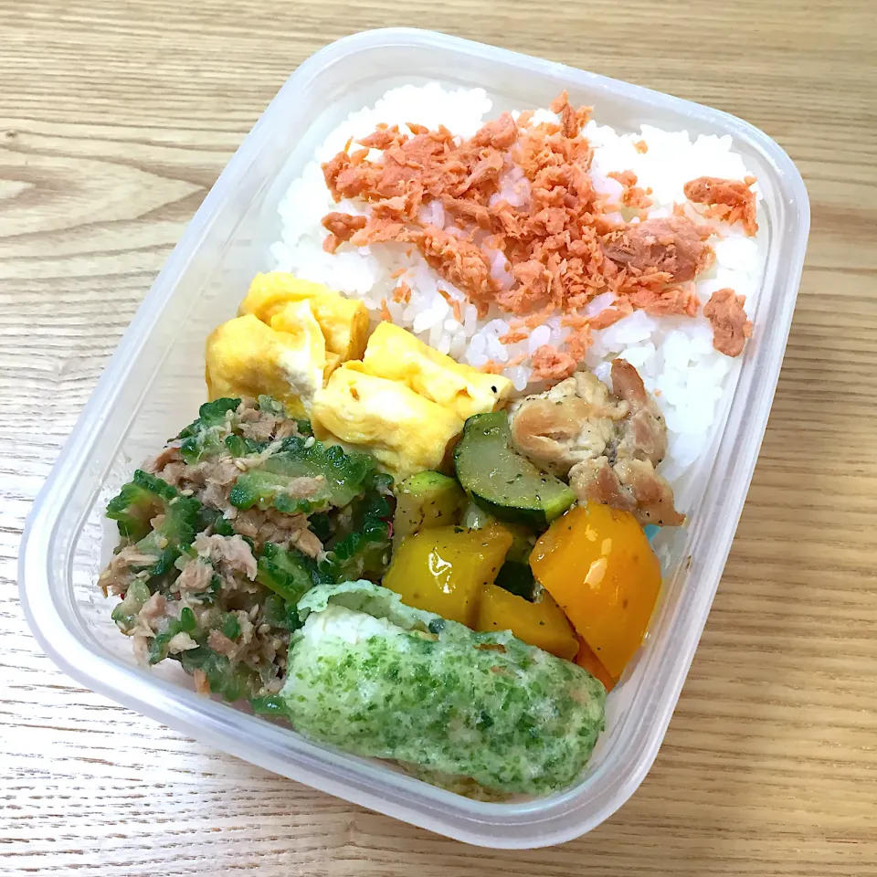 Snapdishの料理写真:水曜日の旦那さんのお弁当☺︎|むさけんさん