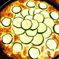 皮付きまるごとポテトとズッキーニのドライカレーグラタン