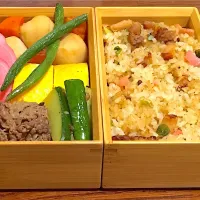 Snapdishの料理写真:焼き飯弁当|シンタロウさん