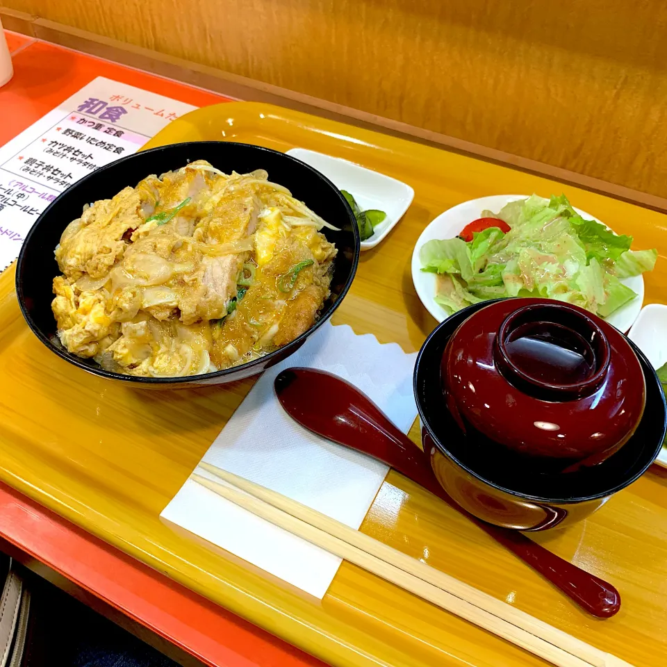 カツ丼セット1,000円|Miki Takeuchiさん