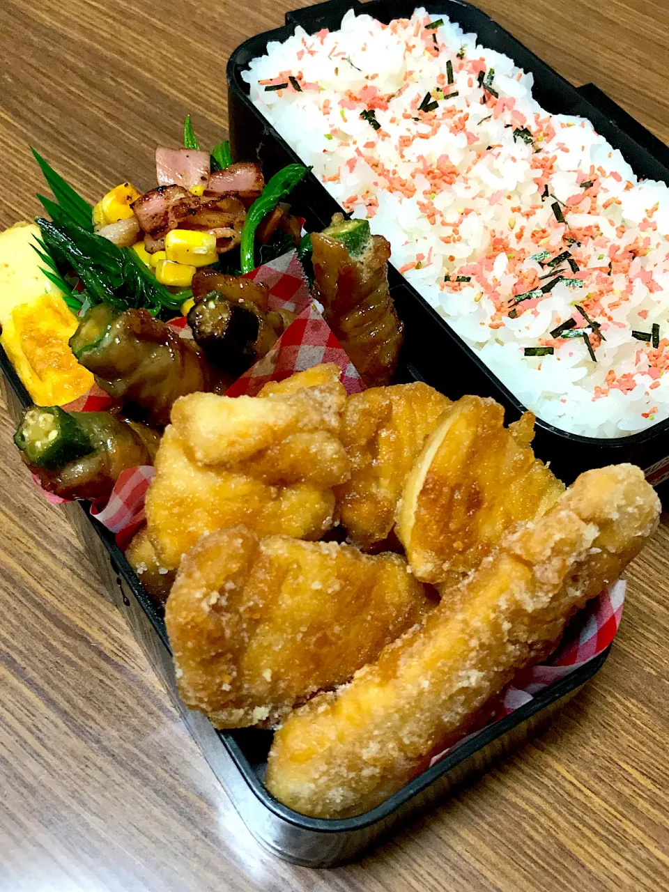 社会人夜勤弁当♡マグロ竜田揚げ|utaさん