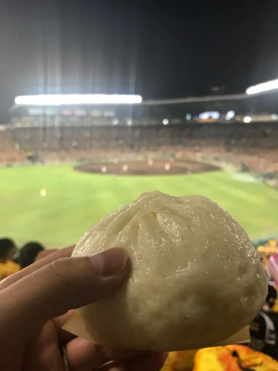 Snapdishの料理写真:8月1日阪神甲子園球場  ウル虎の夏🐯551の豚饅。|あやさん