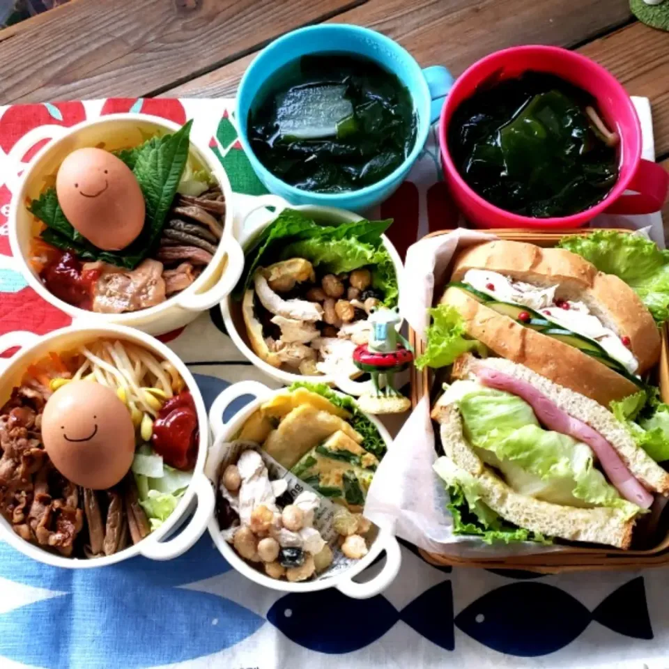 旦那さん&私のお弁当♪|kyujaさん