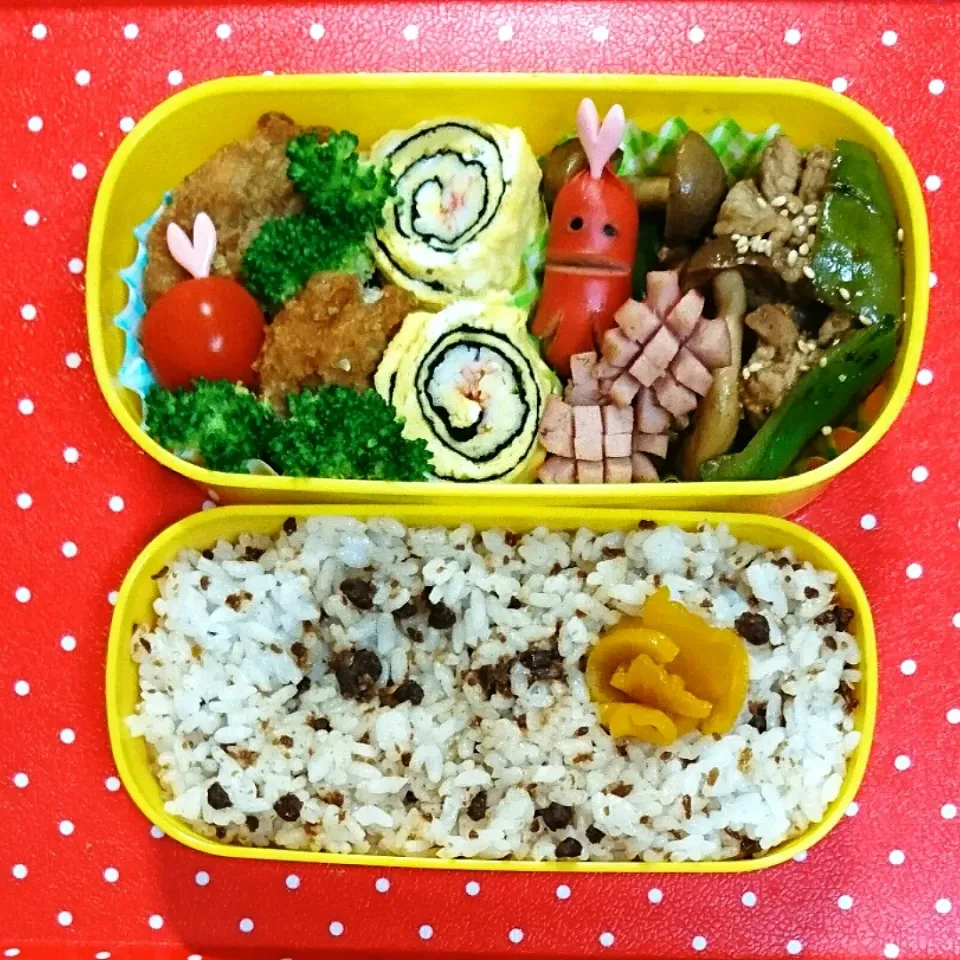 今日のお弁当🎵|美津子さん