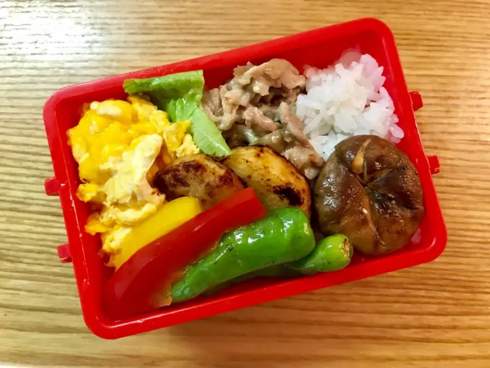 20190801🍱今日の自分弁当🍱
  #いつものおかずたち  #snapdishi  #washoku  #自分弁当  #蕗味噌|akiyo22さん