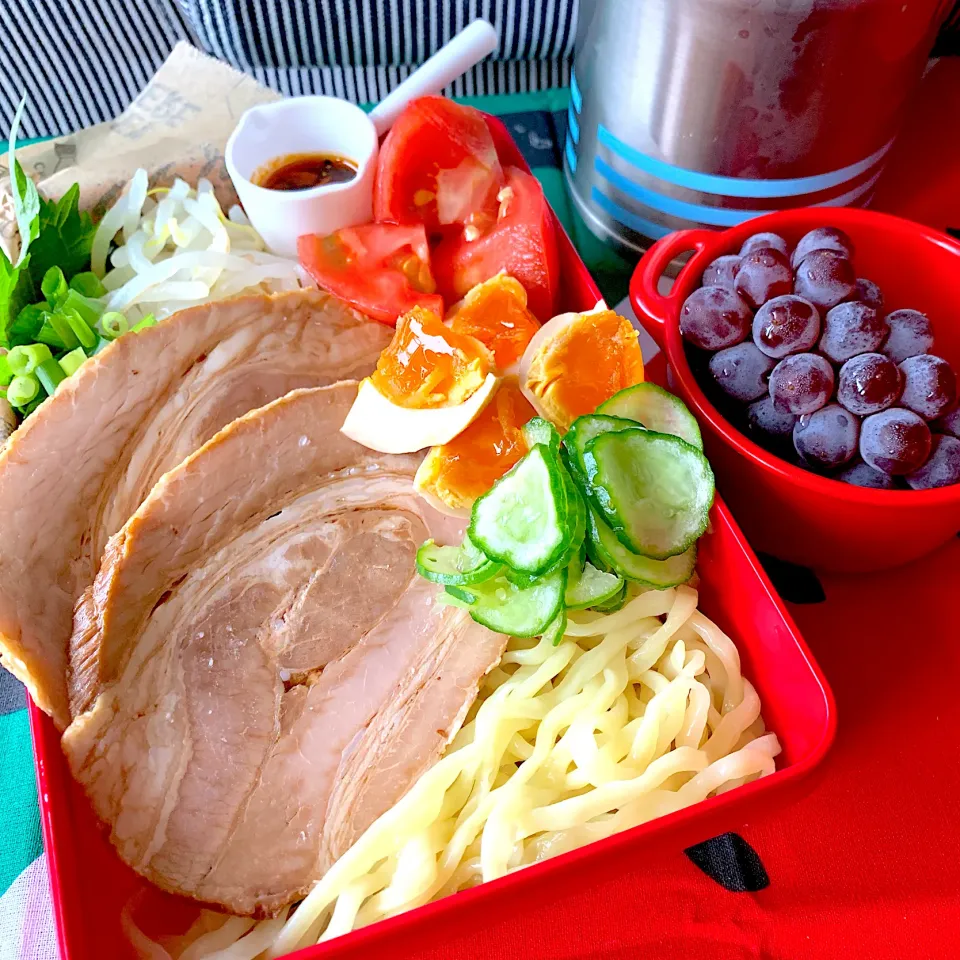 Snapdishの料理写真:冷やしラーメン弁当|てんさん