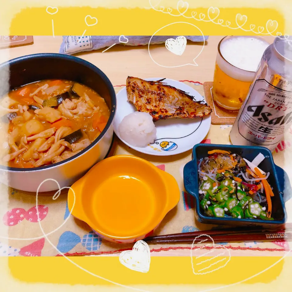 Snapdishの料理写真:８／２ ｆｒｉ 晩ごはん🍴＊○°|rinaronarさん