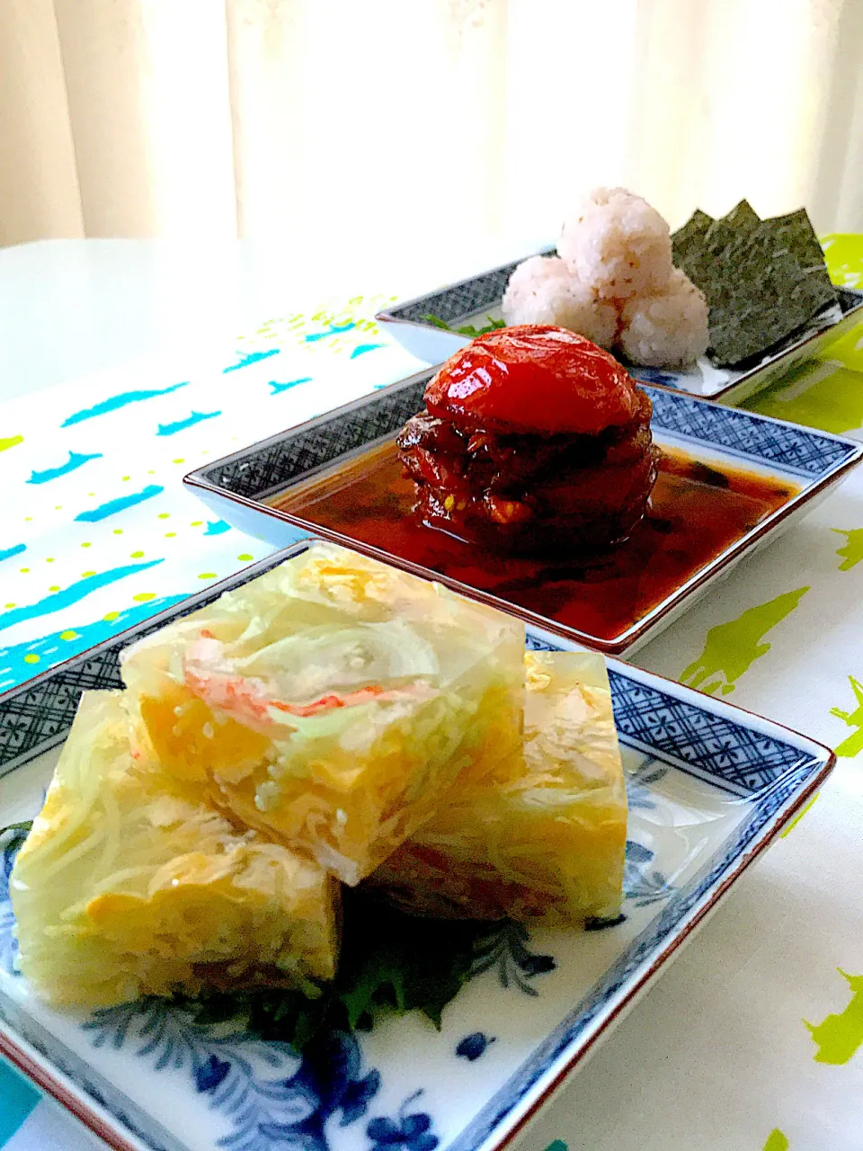 涼〜寒天寄せでおうちランチ〜|サミカさん