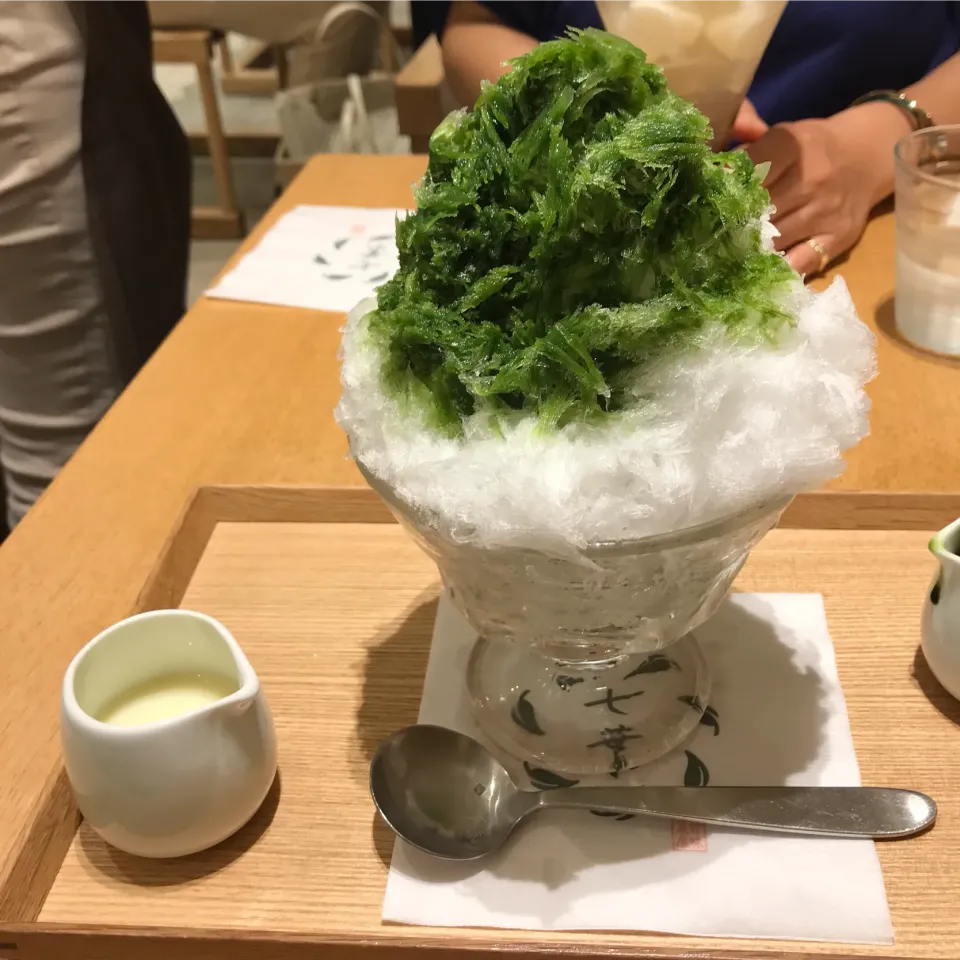 Snapdishの料理写真:抹茶のかき氷|perfuさん