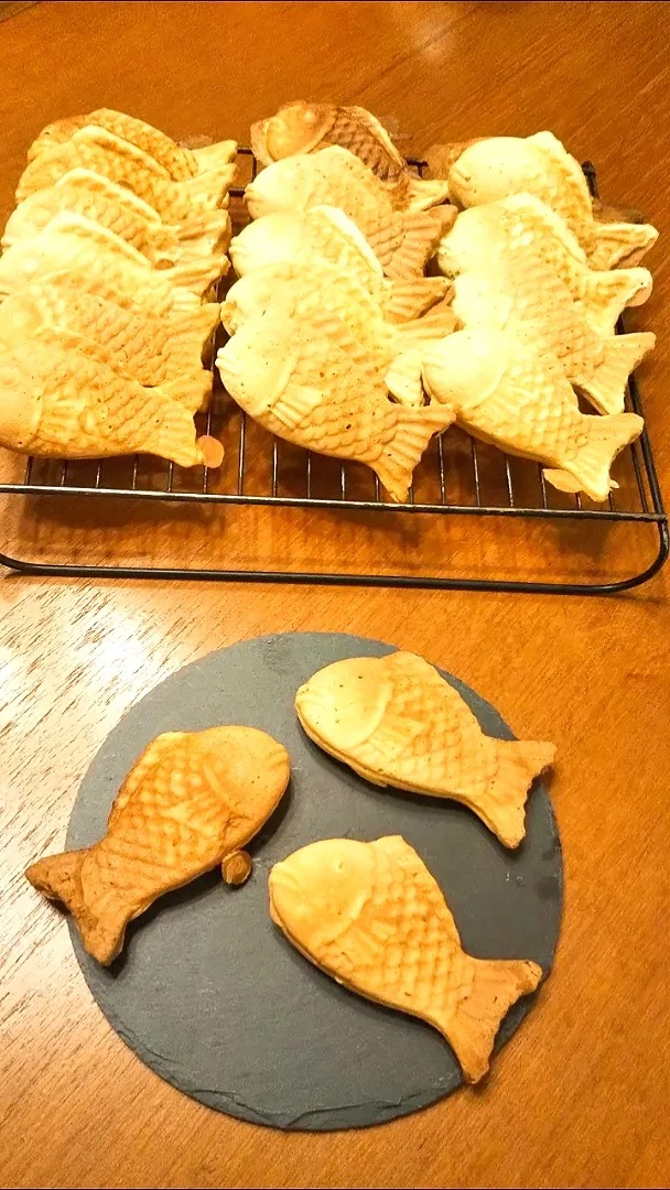 Snapdishの料理写真:たい焼き屋さんごっこ🐠|きみちさん