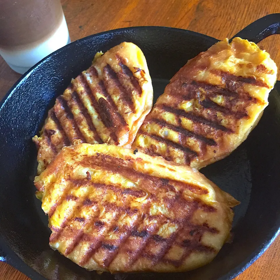 朝ごはんはフレンチトーストとアイスカフェオレ|Kさん