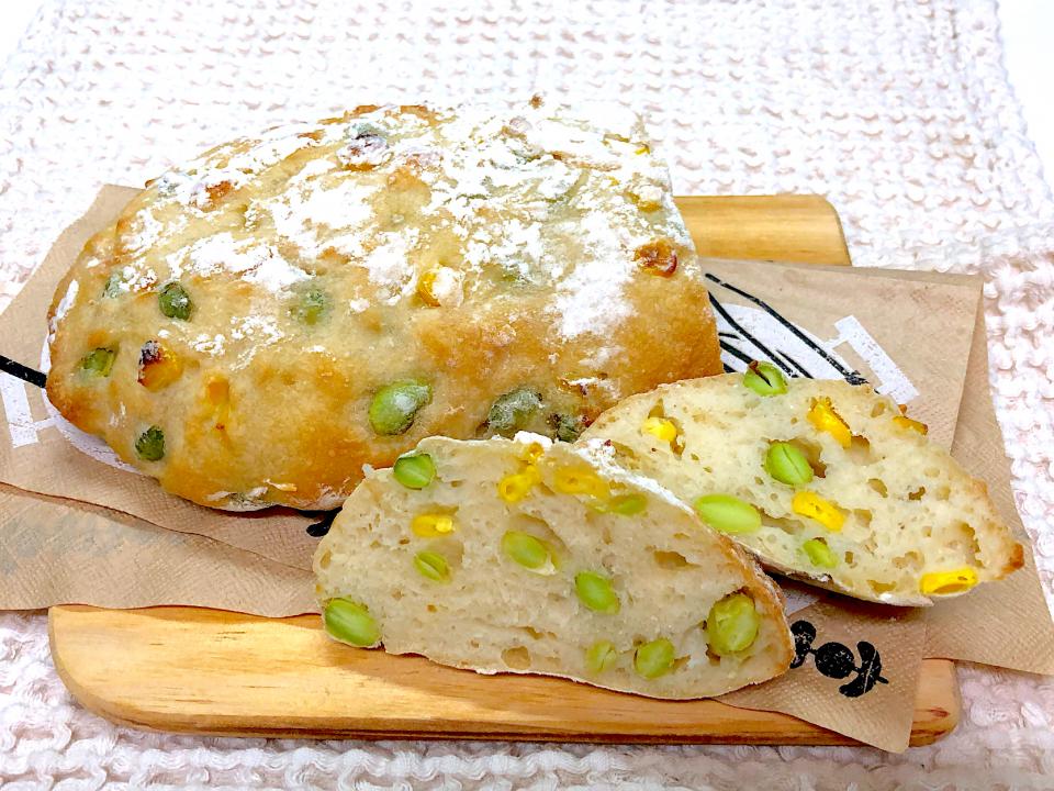 むにえるさんの料理 チャバタ。