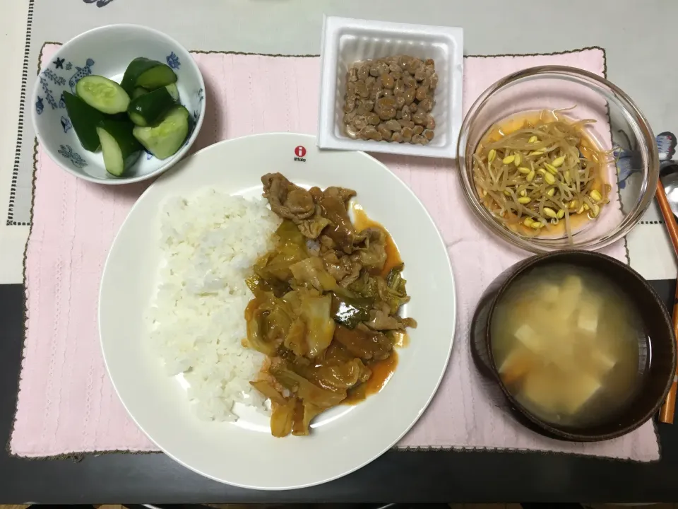 キャベツと豚肉のトマトカレーのご飯|みよさん