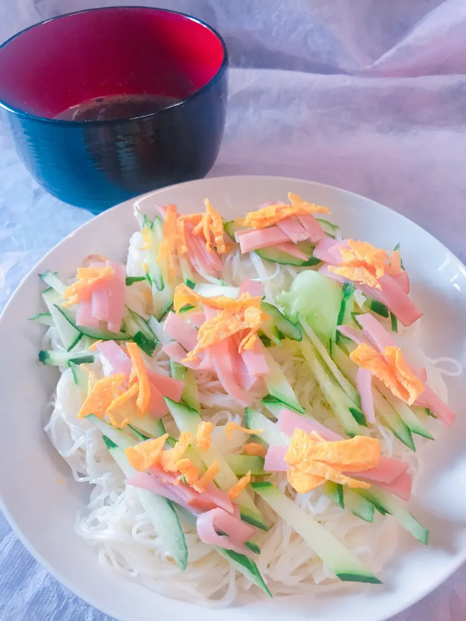 お昼ご飯は お素麺|かっちゃん杉さん