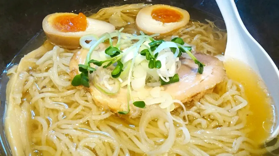 Snapdishの料理写真:【夏季限定】
麺屋 一寸星
冷やしラーメン（780円）
＋味玉（100円）
＠目黒
19149|大脇さん