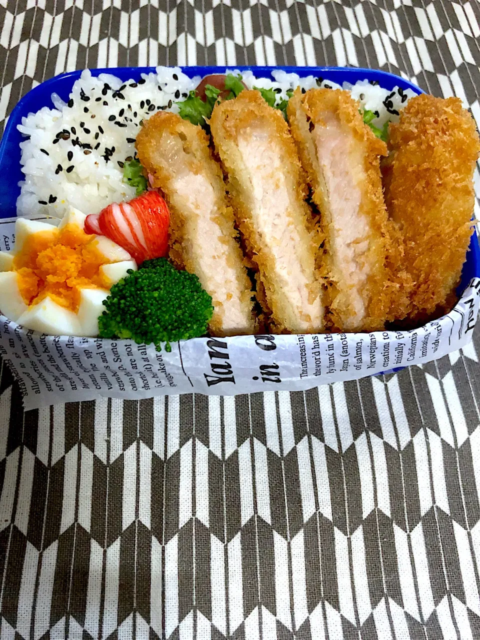 トンカツ弁当🐷|ママ子さん