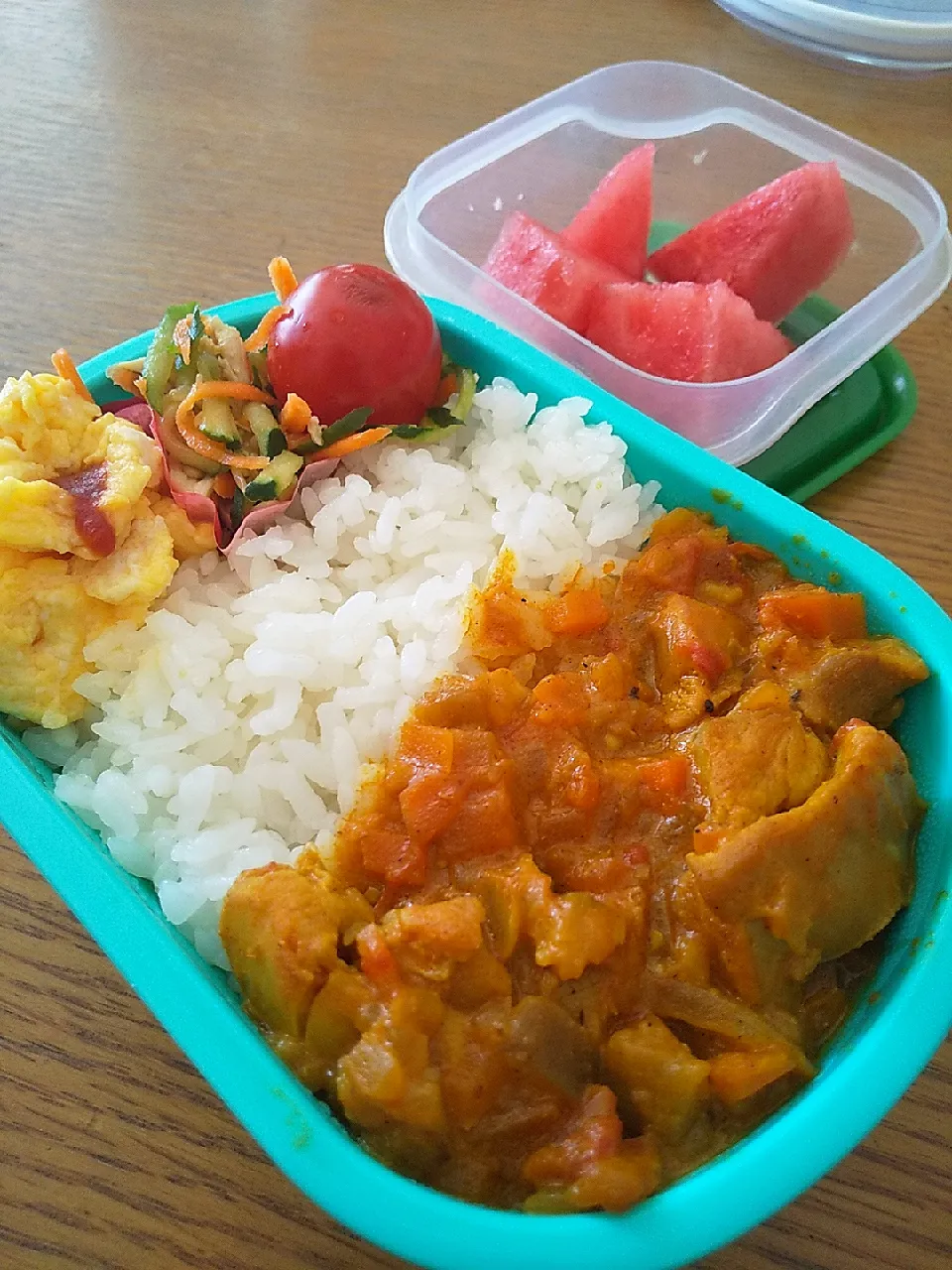 0805夏カレー弁当|まきごろうさん