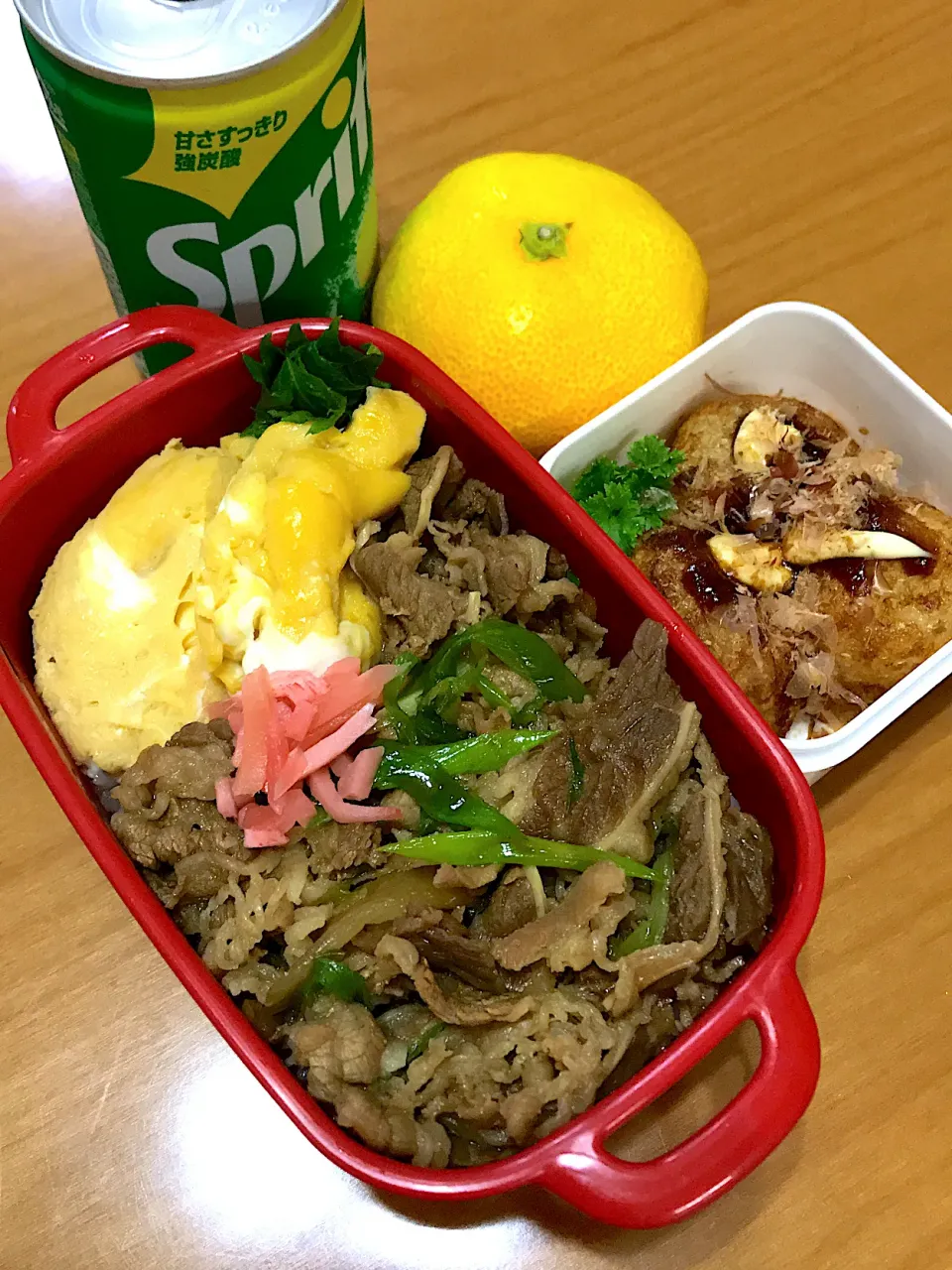 牛丼&たこ焼き弁当|まっきんさん