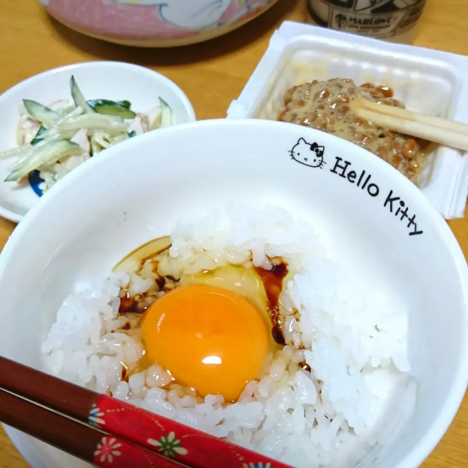 卵かけご飯🥚🍚🎵|しまだ ちえこさん