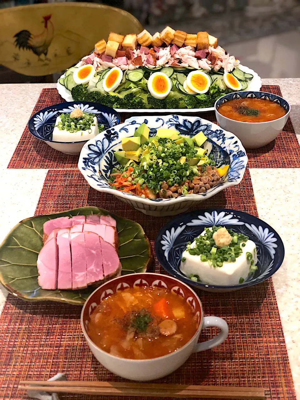 夏バテ防止ミネストローネと筋肉モリモリサラダ🥗|Mayumiさん