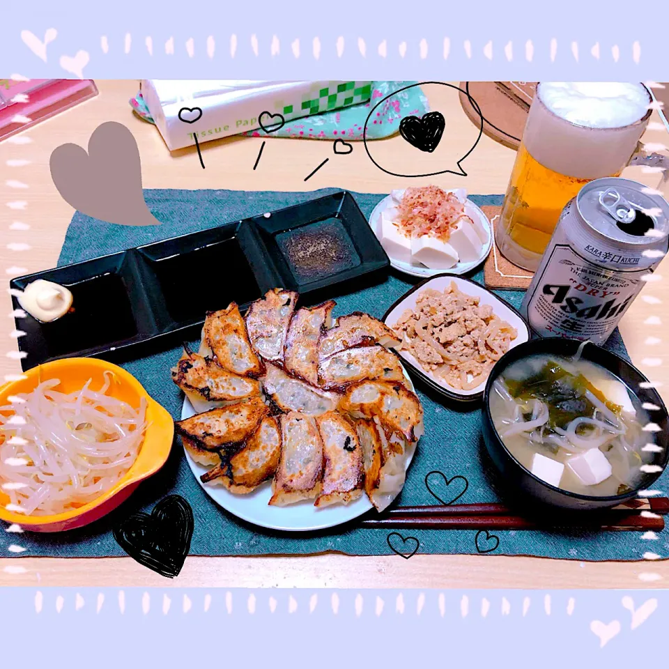 Snapdishの料理写真:８／６ ｔｕｅ 晩ごはん🍴|rinaronarさん