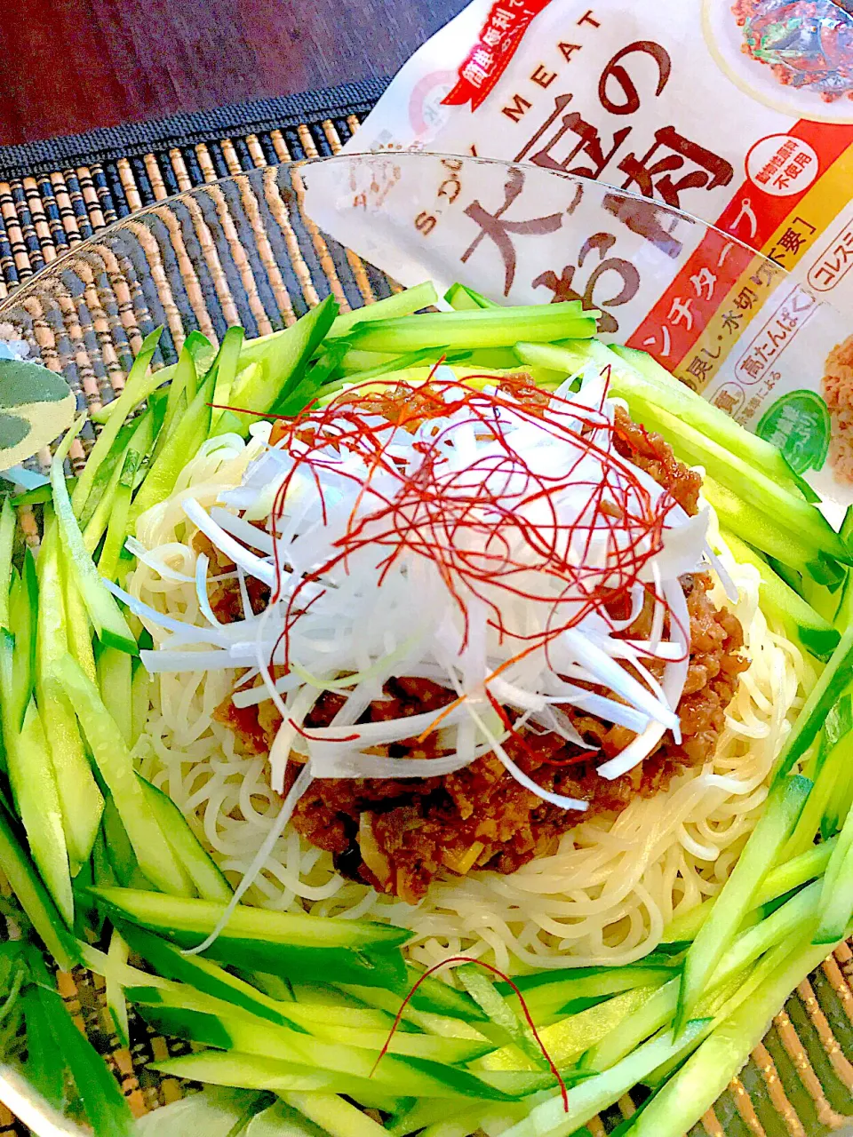 ギルトフリー料理💕大豆のお肉のジャージャー麺❤️|🌺🌺Foodie🌺🌺さん