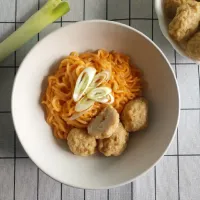 noodles with salted egg souce|Memory Stickさん