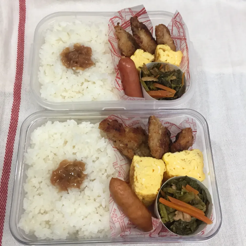 Snapdishの料理写真:次男三男弁当|mickyさん