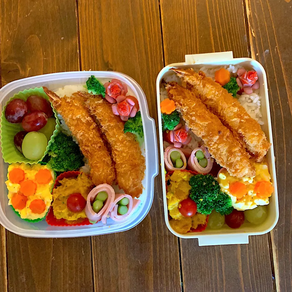 Snapdishの料理写真:2人分のお弁当💕|ともさん