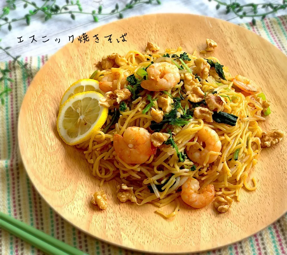 ともこちゃんの料理 子供も食べられるエスニック焼きそば💕 #エスニック焼きそば|あゆさん