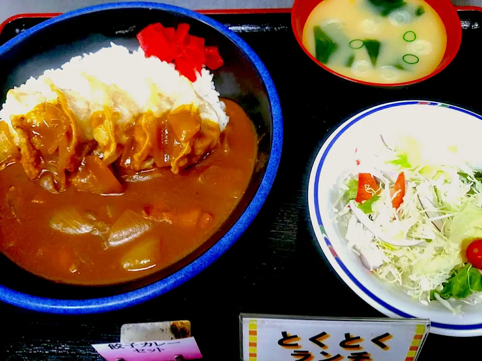 餃子カレー・サラダ付きセット|nyama1さん