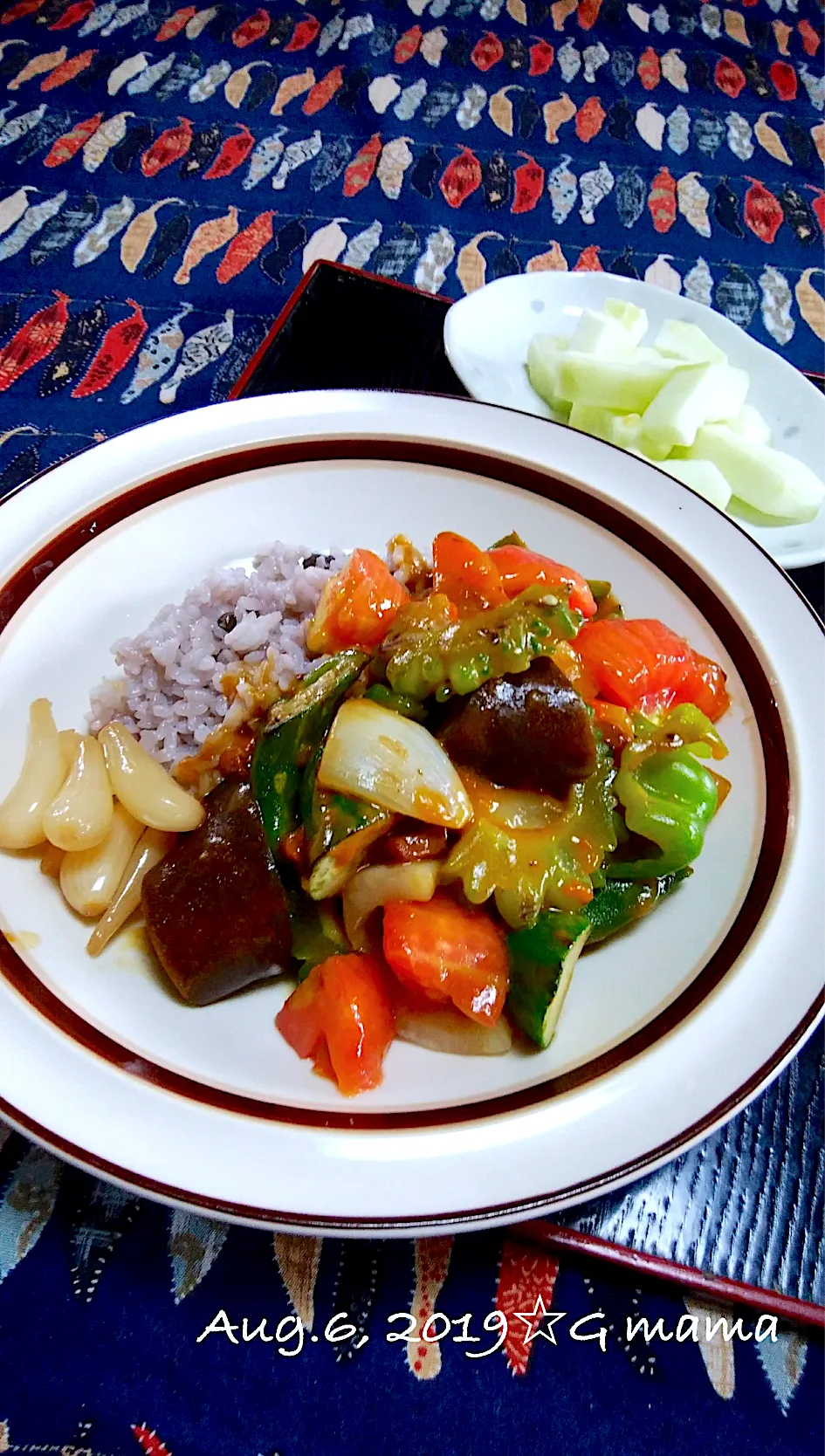 Gママの晩ごはん☆夏野菜カレー🍛|kaoriさん