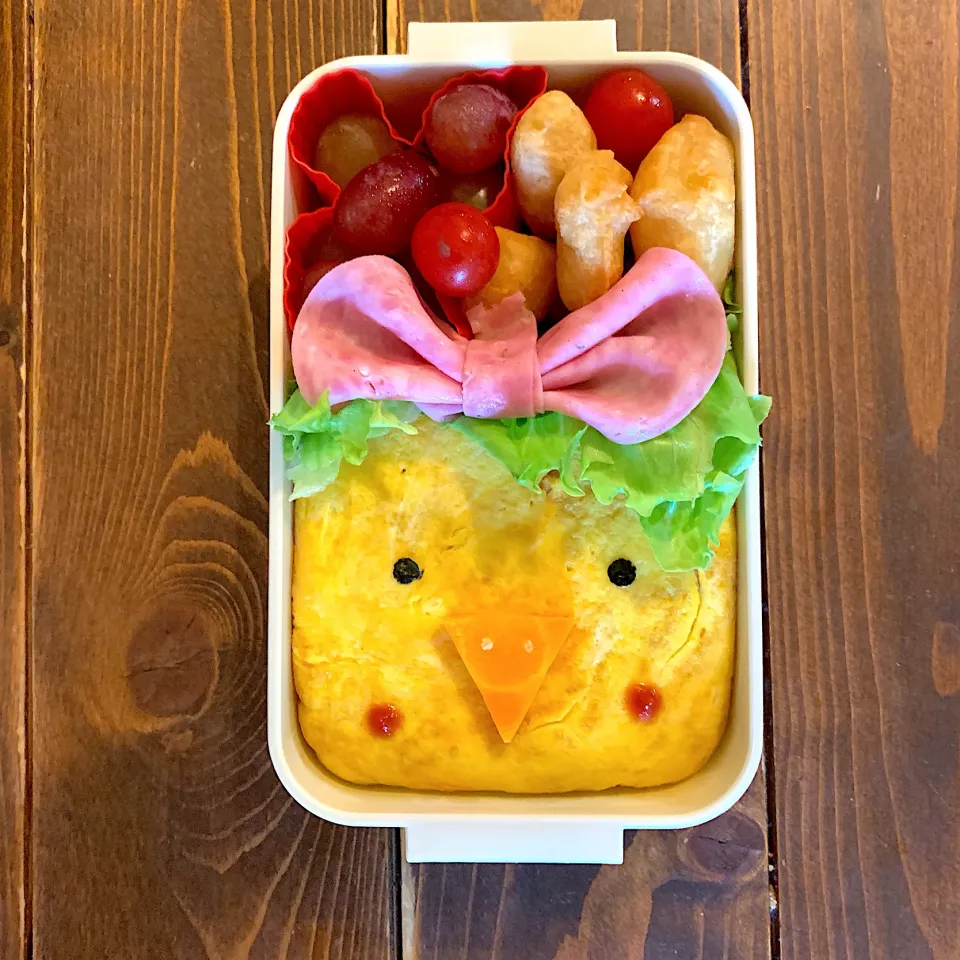 ピヨちゃんオムライス弁当🐥|ともさん