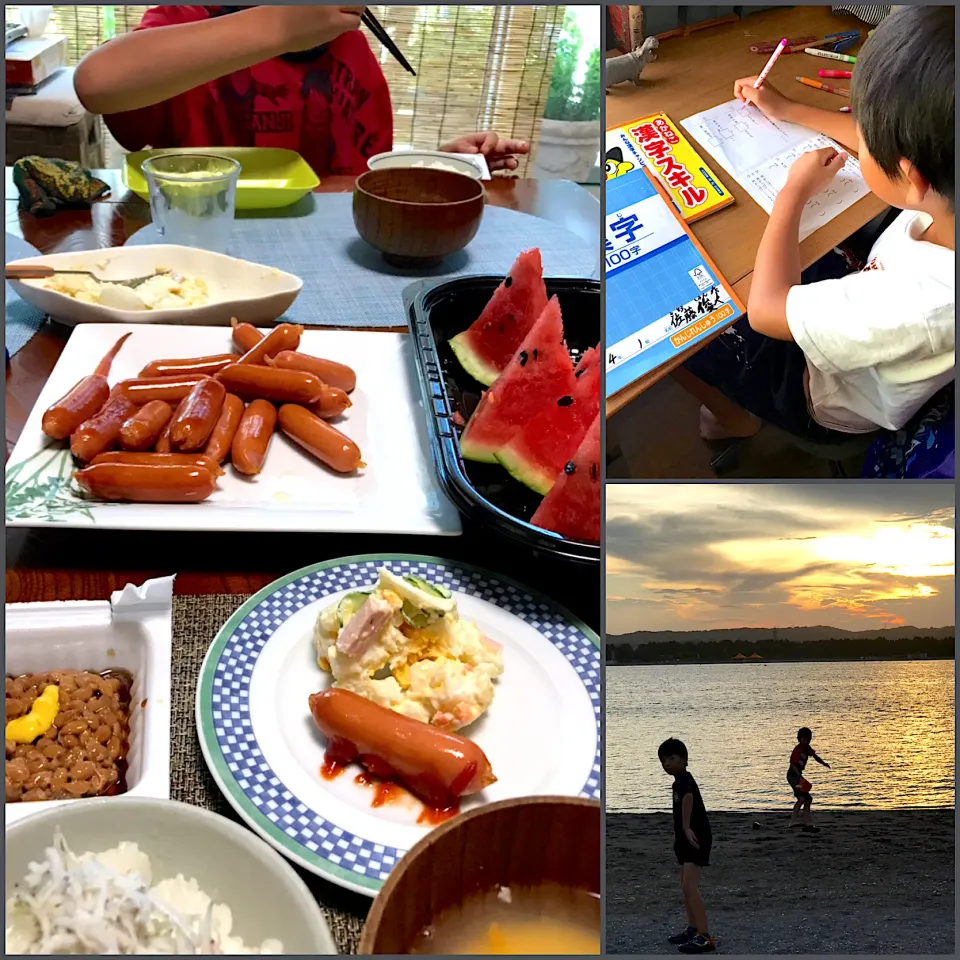 孫ちゃん夏休みお泊まりの朝ごはん|シュトママさん