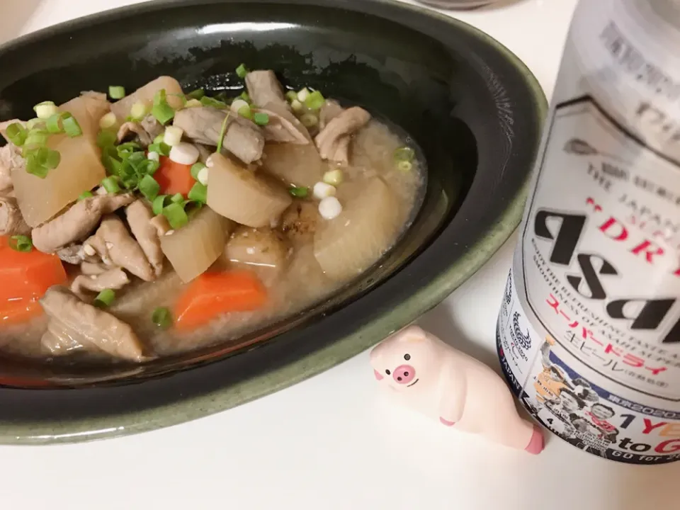 昨夜のあて🍺モツ煮込み|naoさん