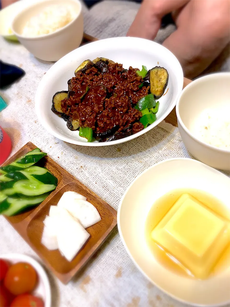 ナスとピーマンの肉みそ🍽|ysmさん