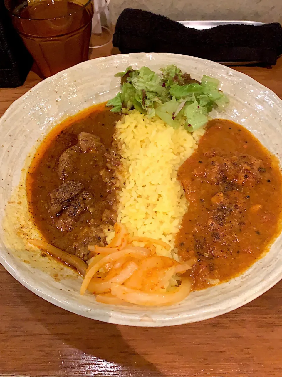 選べる2種カレー（チキンカレー、ラムカレー）|カリー仙人さん