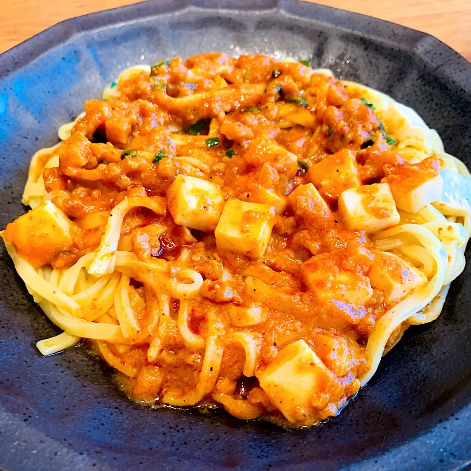 旨辛  汁なし麻辛麺|いちごさん