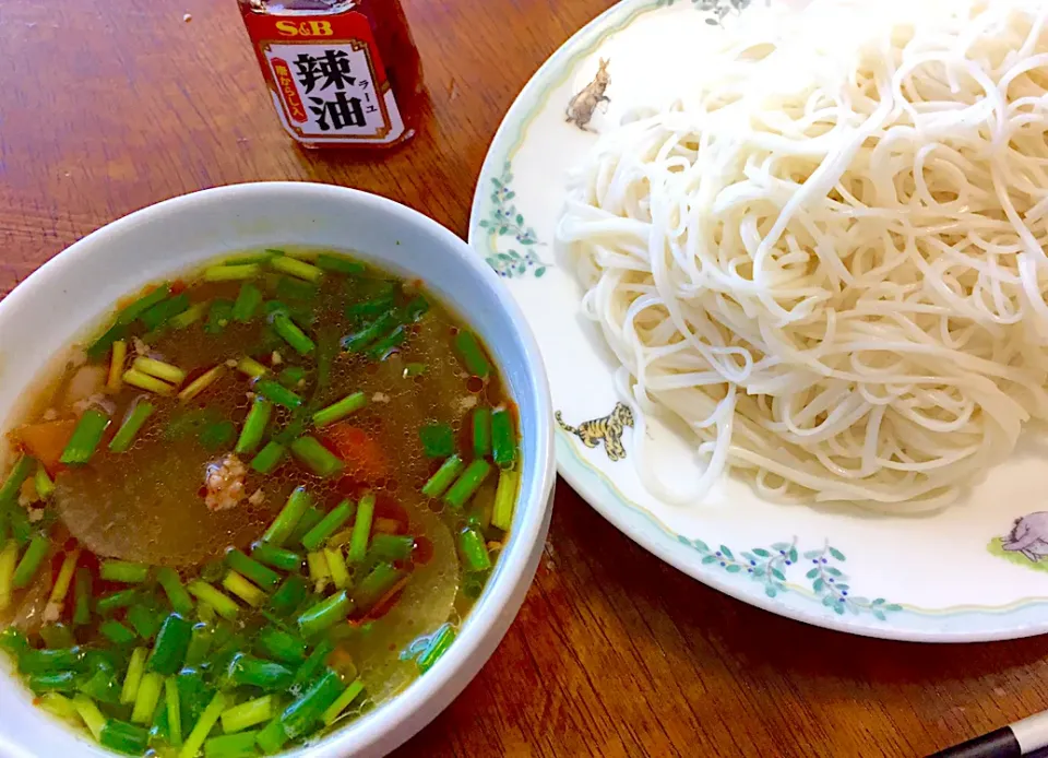 つけ汁素麺|さんだーさん