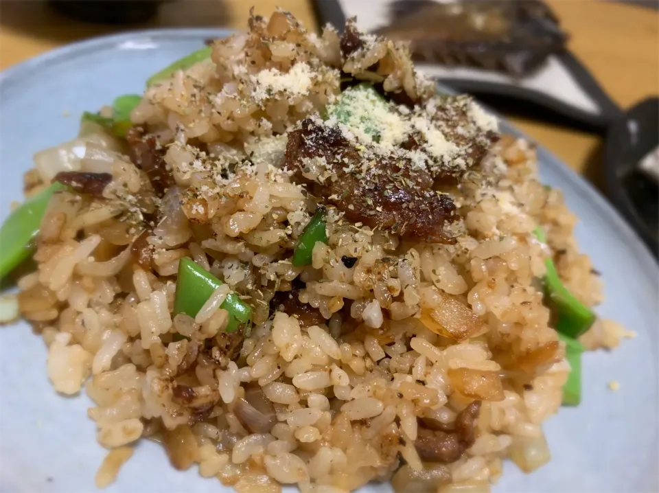 大豆のお肉でピラフ♪|あやさん