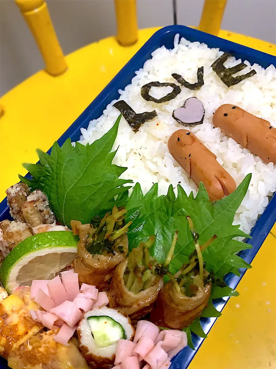 Snapdishの料理写真:旦那ちゃん弁当🍱🍙|00shellyさん