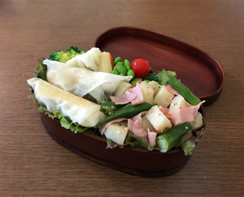 Snapdishの料理写真:ボリューム弁当☆|やまさんさん