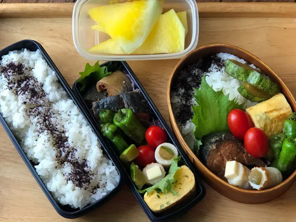 鯖の味噌煮(缶) 弁当|弁当 備忘録さん