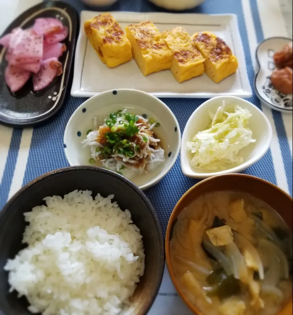 だし巻き玉子な朝御飯|sora🍀さん