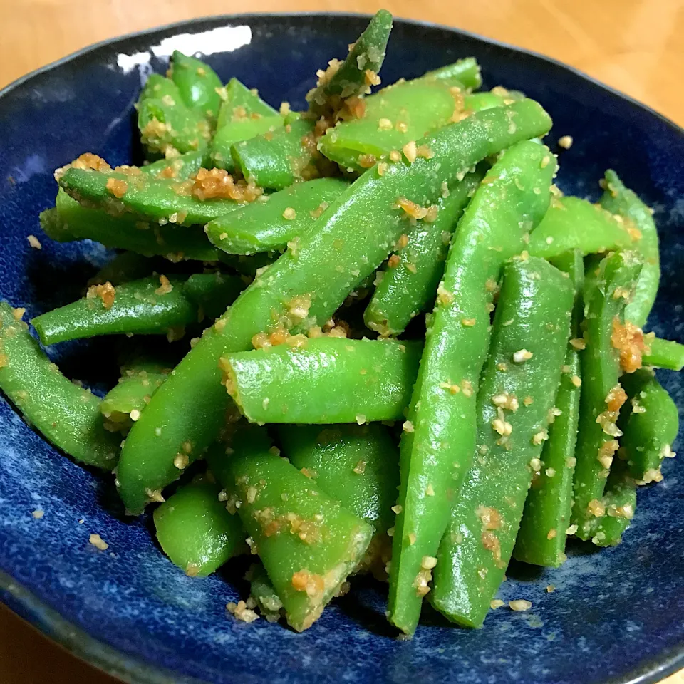 自家製インゲンのピーナッツ和え🥜             2019.8.10|Yu Yu mamaさん