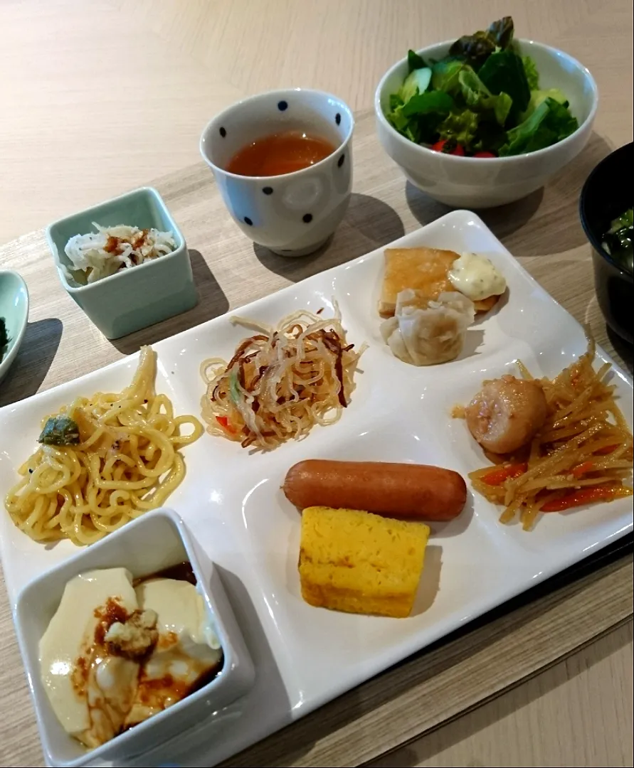 Snapdishの料理写真:高千穂・ホテルグレイトフル高千穂の朝食|すーさん