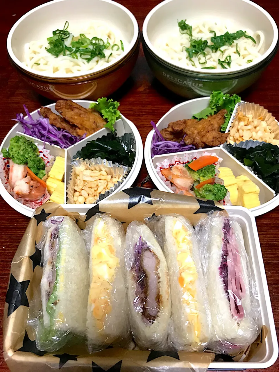 うどん弁当&サンドウィッチ弁当|ピンキーさん