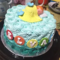 Snapdishの料理写真:🎂 Baby Birthday Cake (from my neighbors)|vdilladwiaさん