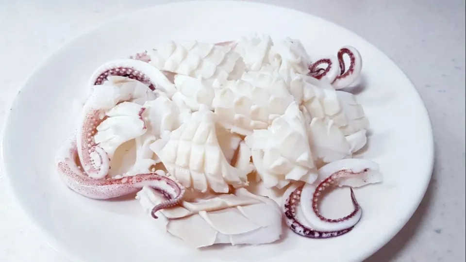 saute squid in chili sauce|steven z.y.さん