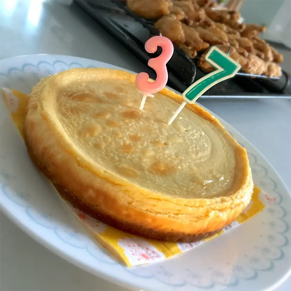 Snapdishの料理写真:ベイクドチーズケーキ|きむっちさん